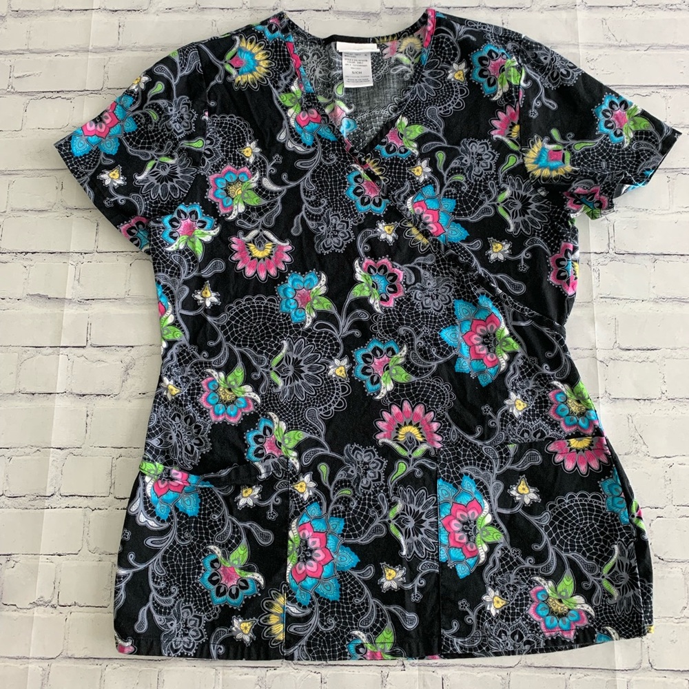 Floral scrub